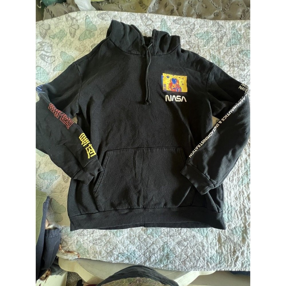 NASA Hyperspace Explore the Universe Graphic Hoodie Size XL Astronaut